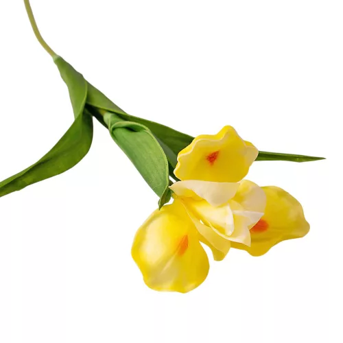 Fir de iris real touch, 58cm - Galben