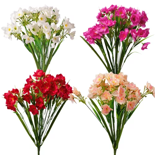 Buchet de narcise din mătase, 47cm - Mix 24 bucăți