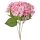 Buchet de hortensie din mătase, 34cm - Roz deschis