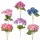 Buchet de hortensie din mătase, 34cm - Mix 60 bucăți