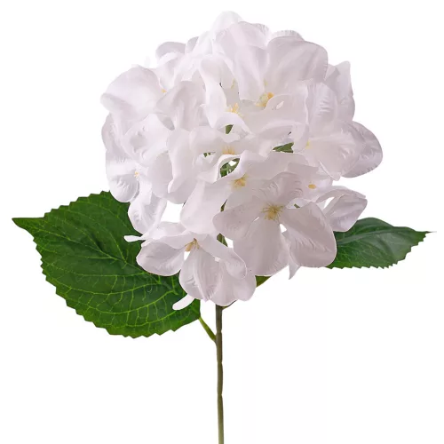 Buchet de hortensie din mătase, 60cm - Alb