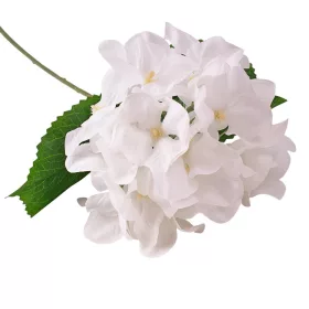Buchet de hortensie din mătase, 60cm - Alb