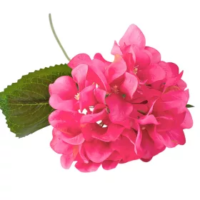 Buchet de hortensie din mătase, 60cm - Ciclam