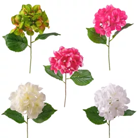 Buchet de hortensie din mătase, 60cm - Mix 70 bucăți