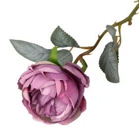 Fir de bujor din mătase, 51cm - Mov