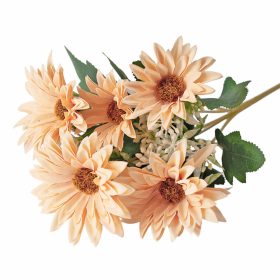 Buchet de gerbera din mătase, 29cm - Crem