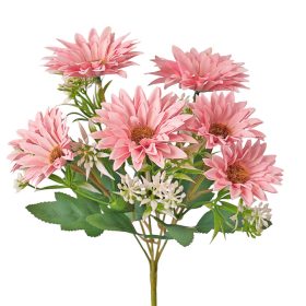 Buchet de gerbera din mătase, 29cm - Roz