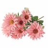Buchet de gerbera din mătase, 29cm - Roz