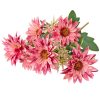 Buchet de gerbera din mătase, 29cm - Roz închis