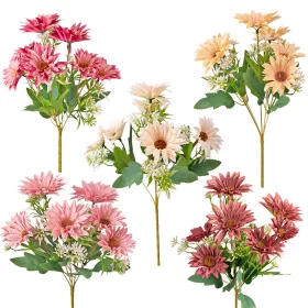 Buchet de gerbera din mătase, 29cm - Mix 48 bucăți