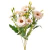 Buchet de flori artificiale din mătase, 33cm - Ecru