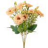 Buchet de flori artificiale din mătase, 33cm - Crem
