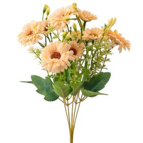 Buchet de flori artificiale din mătase, 33cm - Crem