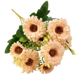 Buchet de flori artificiale din mătase, 33cm - Crem