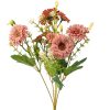 Buchet de flori artificiale din mătase, 33cm - Bej pudrat