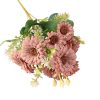 Buchet de flori artificiale din mătase, 33cm - Bej pudrat