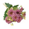 Buchet de flori artificiale din mătase, 33cm - Mov