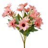 Buchet de flori artificiale din mătase, 37cm - Roz