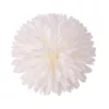 Cap de crizantemă din mătase, 21cm - Alb