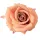Cap de trandafir din mătase, 9cm - Piersică