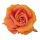 Cap de trandafir din mătase, 9cm - Portocaliu