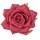 Cap de trandafir din mătase, 9cm - Bordeaux