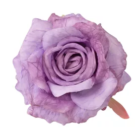 Cap de trandafir din mătase, 11cm - Lavandă