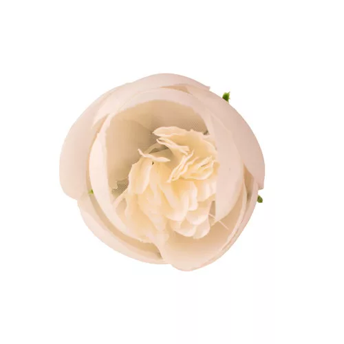 Buttercup Cap de floare din mătase, 3cm - Alb