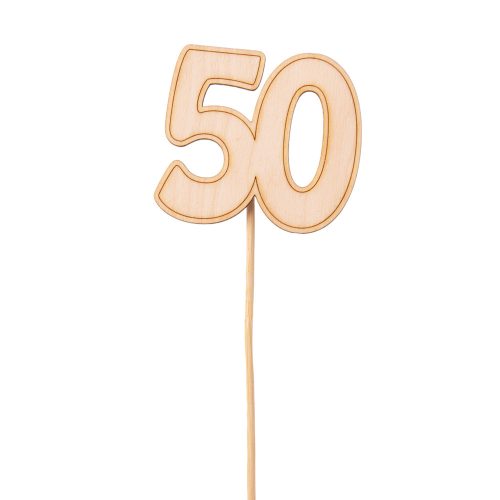 Decor numeric pe băț – 6.5 x 29cm – 50