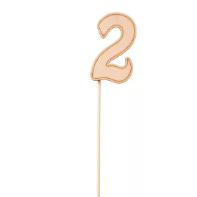 Beteală pe băț cu număr 3.5 x 29cm - 2