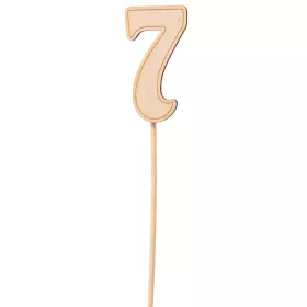 Beteală pe băț cu număr 3.5 x 29cm - 7