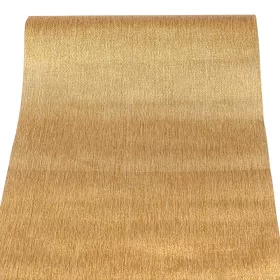   Material decorativ din pânză metalică, șervet de masă 28cm x 5m - Auriu