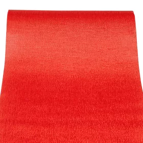   Material decorativ din pânză metalică, șervet de masă 28cm x 5m - Roșu