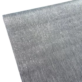   Material decorativ din pânză metalică, șervet de masă 28cm x 5m - Argintiu