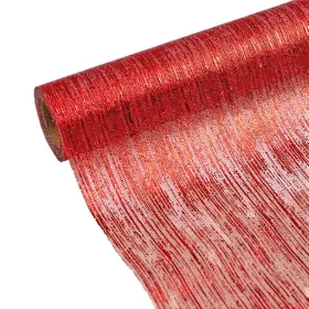 Țesătură Borneo metalică 36cm x 5m - Roșu
