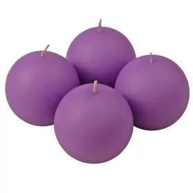 Set lumânări glob advent 8cm - Mov mat  