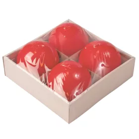 Set lumânări glob advent 8cm - Roșu mat  