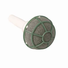   Microfon cu burete floral uscat, 17cm înălțime, diametru: 7cm