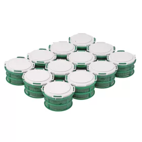   Minideco - set 12buc. burete floral umed autoadeziv, diametru: 5cm