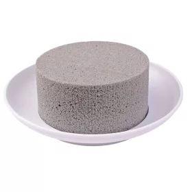   Ciotola midi DIY - burete floral uscat în bol alb, Ø 19 (Ø 12) x 6cm