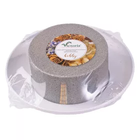   Ciotola midi DIY - burete floral uscat în bol alb, Ø 19 (Ø 12) x 6cm