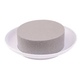   Ciotola maxi DIY - burete floral uscat în bol alb, Ø 27 (Ø 17) x 8cm