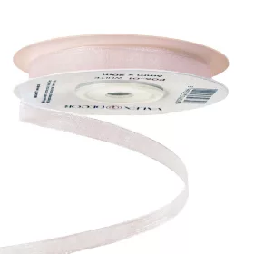 Panglică organza 6mm x 20m - Alb