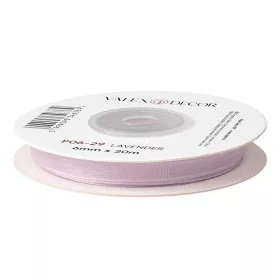 Panglică organza 6mm x 20m - Lavandă