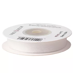 Panglică organza 10mm x 20m - Alb