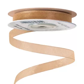 Panglică organza 10mm x 20m - Auriu bej