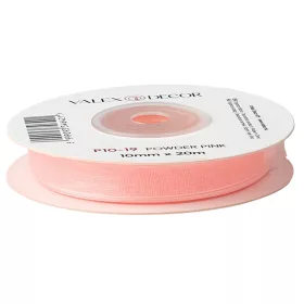 Panglică organza 10mm x 20m - Roz pudrat
