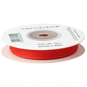 Panglică organza 10mm x 20m - Roșu