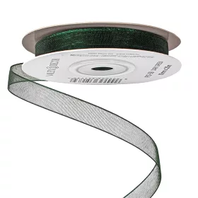 Panglică organza 10mm x 20m - Verde închis
