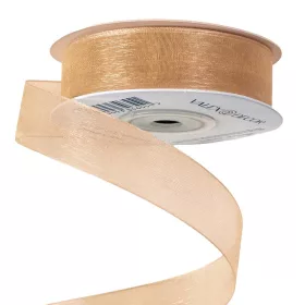 Panglică organza 20mm x 20m - Auriu bej